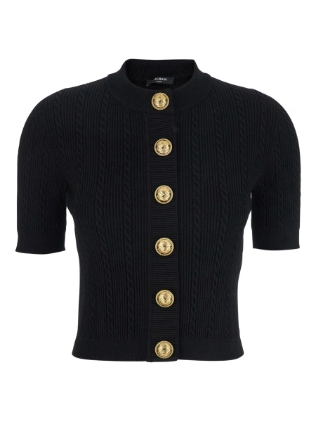 Cardigan Balmain negru