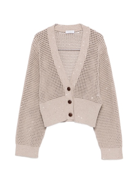 Cardigan Brunello Cucinelli neutru