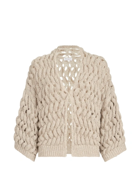 Cardigan Brunello Cucinelli neutru