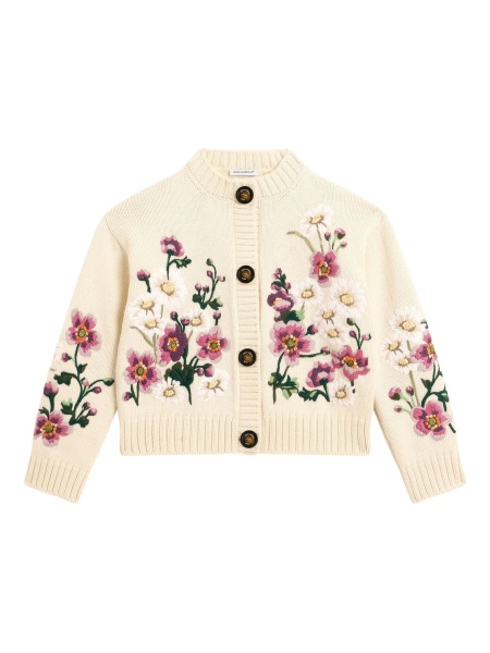 Cardigan Dolce & Gabbana alb
