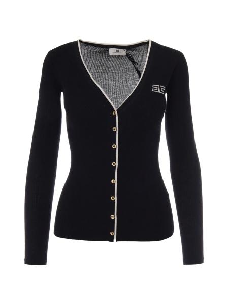 Cardigan Elisabetta Franchi negru