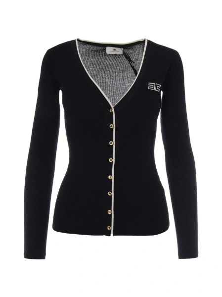Cardigan Elisabetta Franchi negru