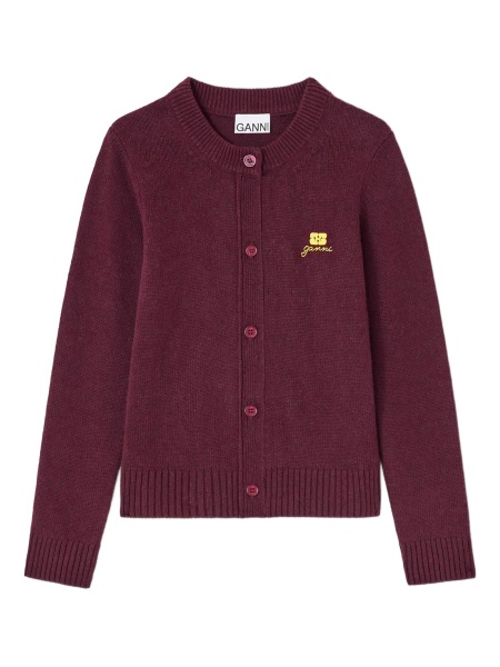 Cardigan Ganni rosu