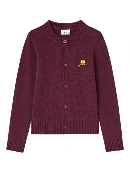 Cardigan Ganni rosu