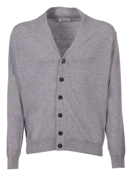 Cardigan Kangra gri din lana