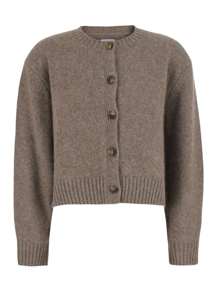 Cardigan LOULOU DE SAISON bej din lana