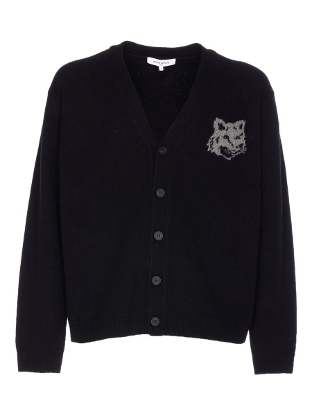 Cardigan MAISON KITSUNÉ negru