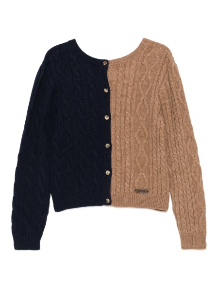 Cardigan Moschino maro