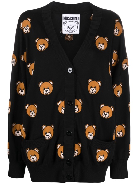 Cardigan Moschino negru