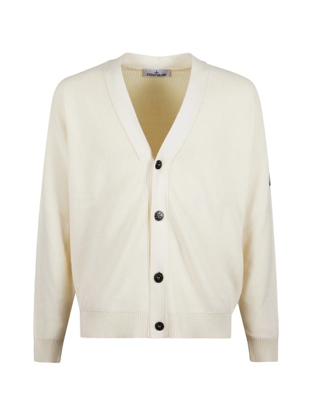 Cardigan Stone Island alb