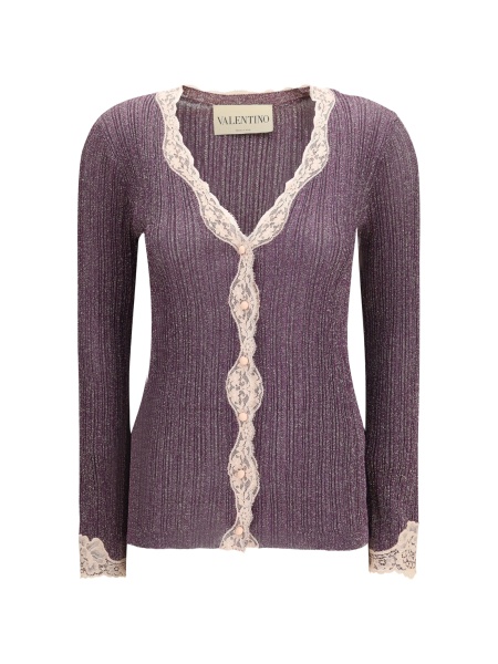 Cardigan Valentino Garavani violet