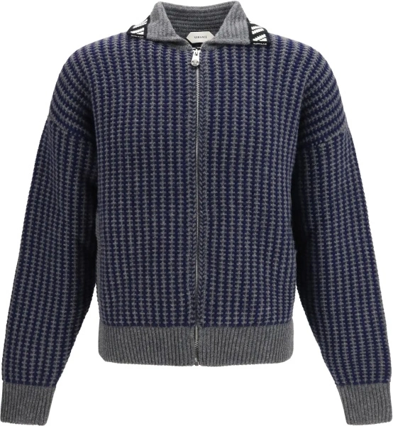 Cardigan Versace multicolor din lana