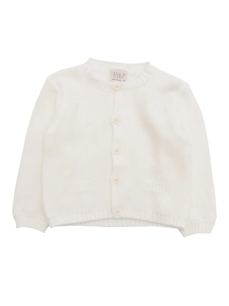 Cardigane KNIT NEWBORN CARDIGAN "ESENCIAL"