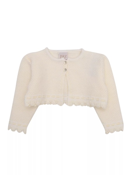 Cardigane KNIT NEWBORN SHORT CARDIGAN "PAZ OI 24-25"