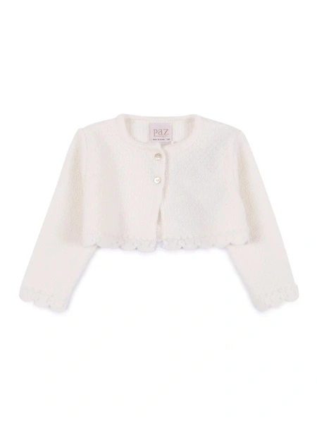 Cardigane KNIT NEWBORN SHORT CARDIGAN "PAZ OI 25-26"