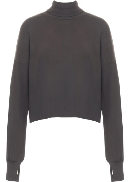 Cardigane Sweatshirt with turtleneck