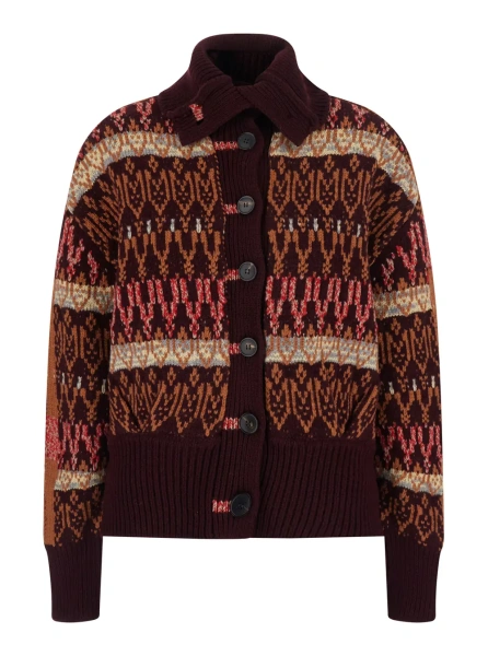 Cardigane TEDA Cardigan with long sleeves in Tech Fabric multicolor unisex
