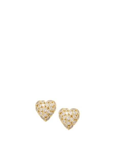 Cercei Decorated heart earrings