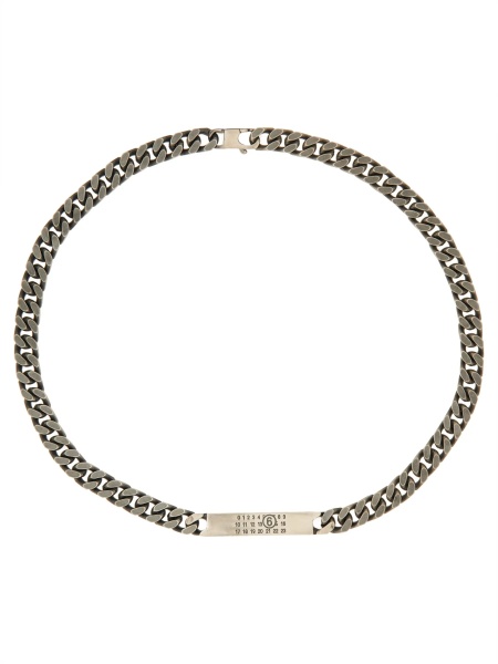 Coliere Collana A Catena Con Logo "Numeric Signature"