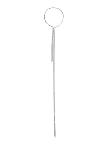 Coliere Metal Necklace with Elegant Details and Claw Clasp Closure, Metallic Color, Unisex