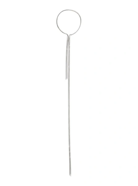Coliere Silver-tone necklace with asymmetrical pendants in metal for women