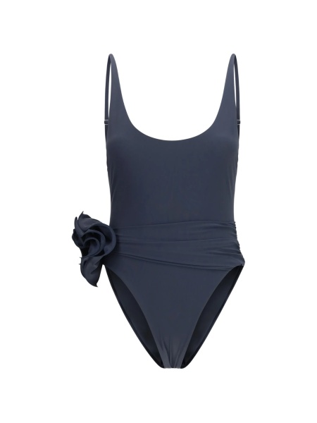 Costum de baie intreg Magda Butrym albastru din elastan si poliamida