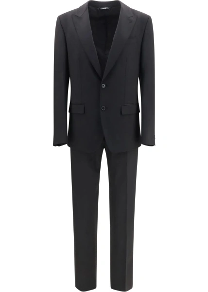 Costum Martini Light single-breasted wool gabardine Suit