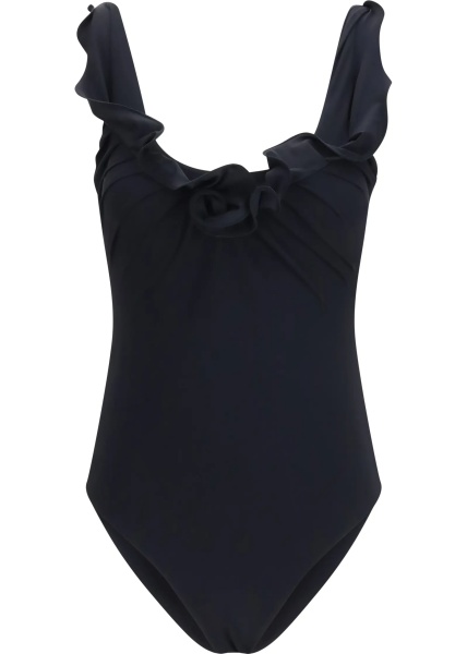 Costume One-piece Swimsuit with floral details