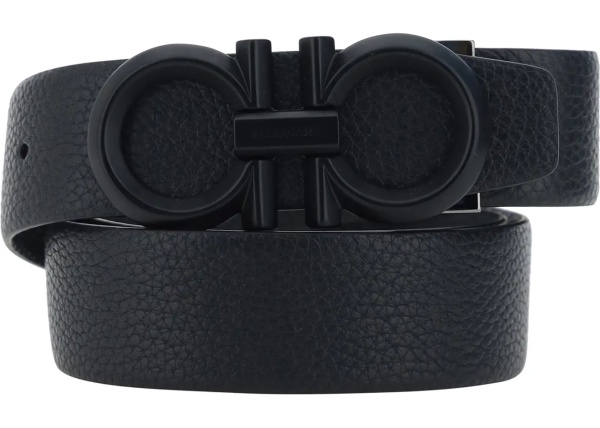 Curea Gancini leather Belt