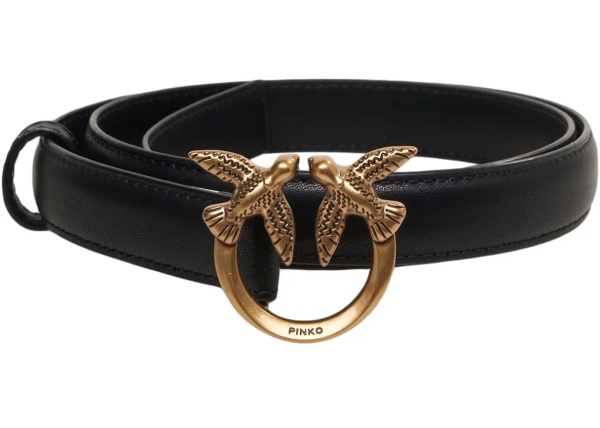 Curea Leather belt 'Love Berry'