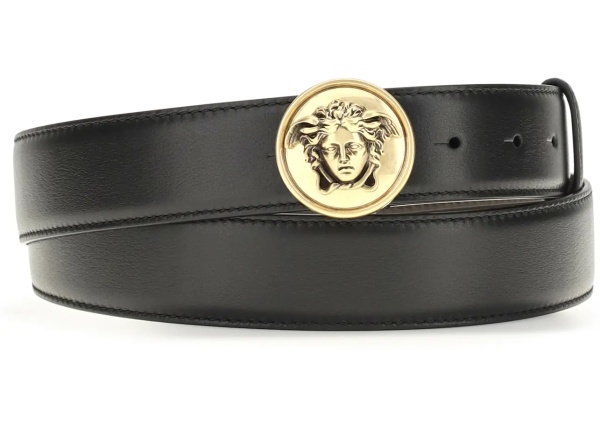 Curea Medusa Buckle leather Belt