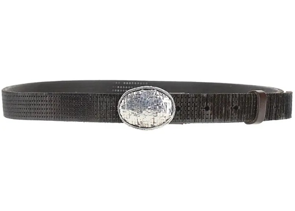 Curea Texture leather belt