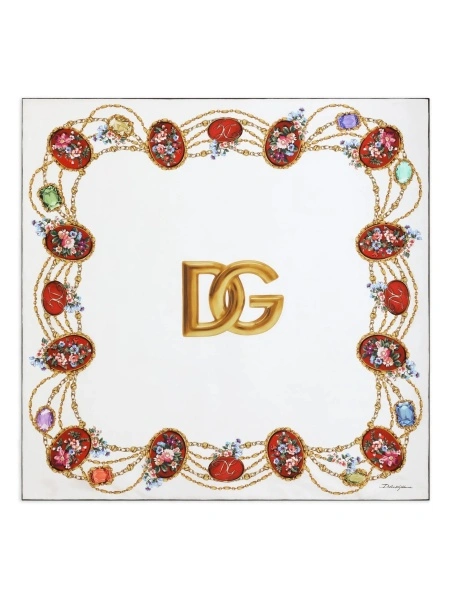 Esarfa Dolce & Gabbana alba