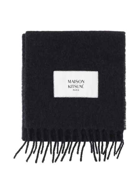 Esarfa MAISON KITSUNÉ neagra