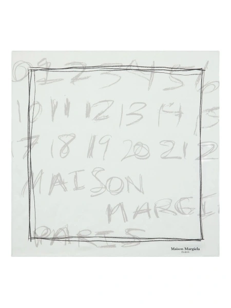 Esarfa Maison Margiela alba