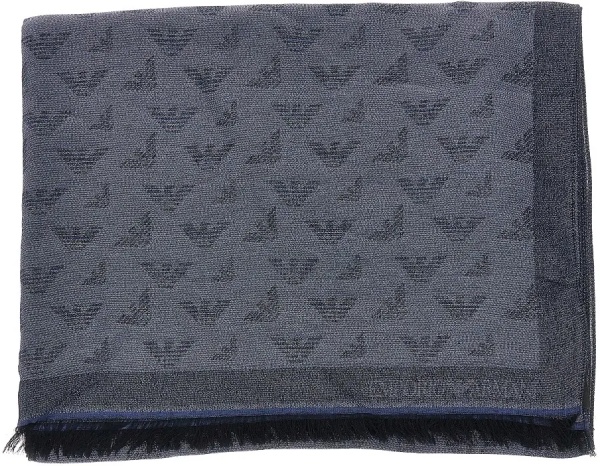 Esarfa Viscose-blend scarf with Eagle motif