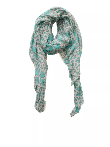 Esarfa WEIRD BLUE HEART SCARF