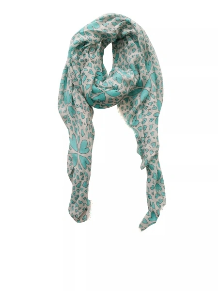 Esarfa WEIRD BLUE HEART SCARF