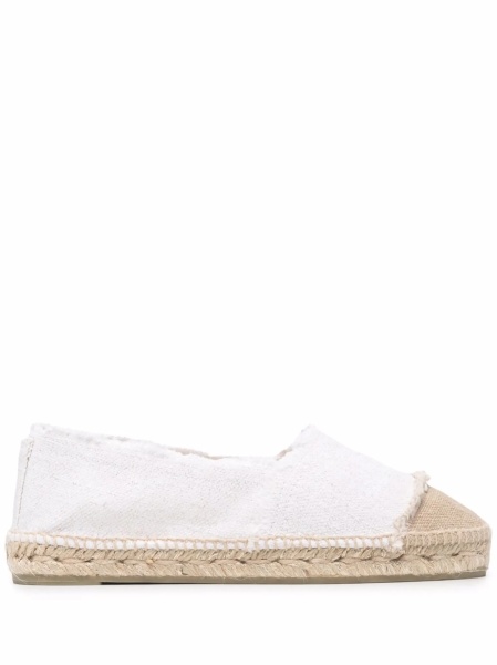 Espadrile CASTAÑER albe din material textil