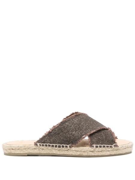 Espadrile CASTAÑER maro din material textil