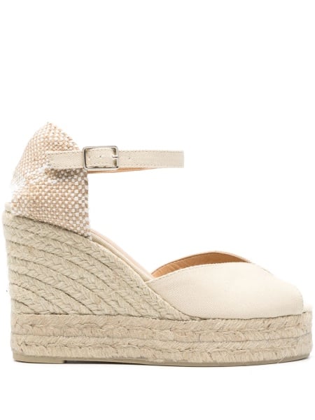 Espadrile CASTAÑER neutre din material textil