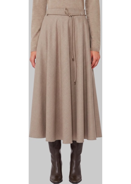 Fusta Califfo Sand Flared Skirt