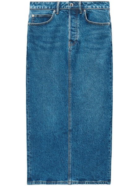 Fusta drepte Alexander Wang albastra