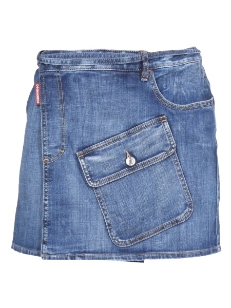 Fusta DSQUARED2 albastra