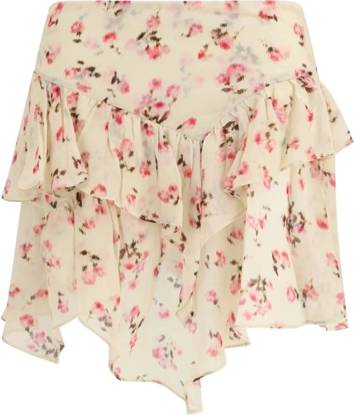 Fusta Lolita flared floral Skirt