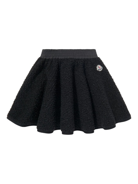 Fusta Moncler neagra din polyester