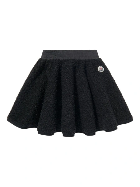 Fusta Moncler neagra din polyester