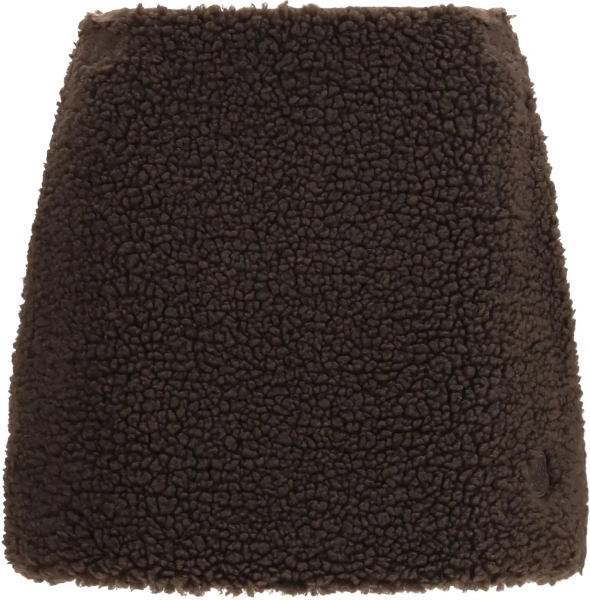 Fusta Teddy-effect Miniskirt