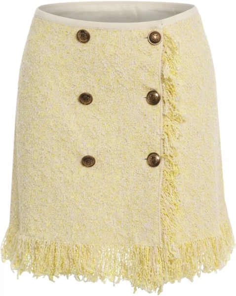 Fuste Bouclé knit miniskirt