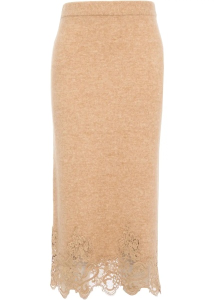 Fuste Midi skirt in wool